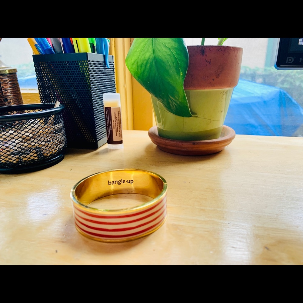 Gold-plated French Bangle bracelet